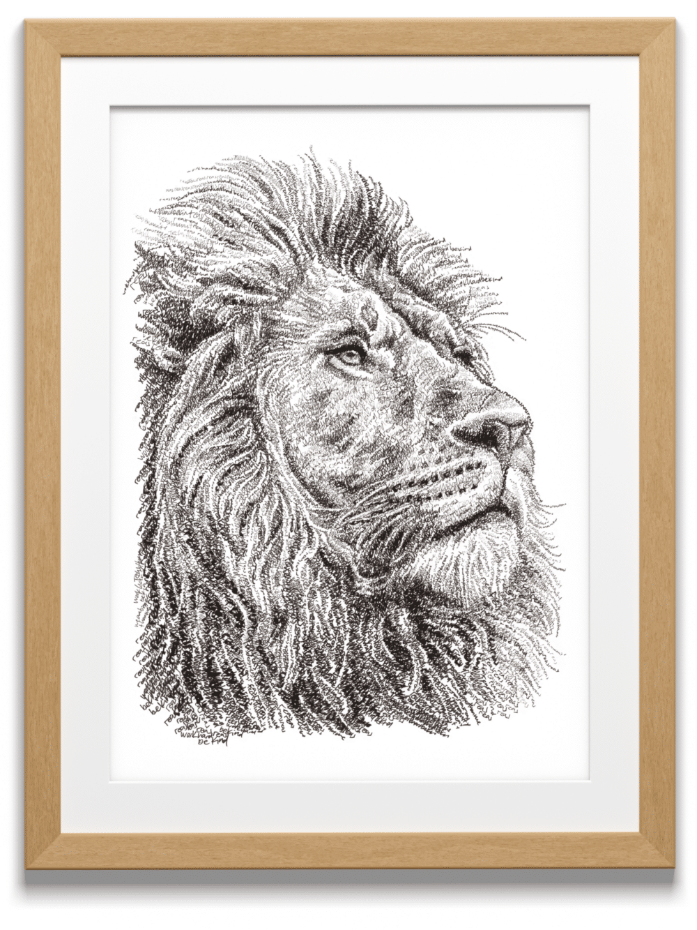 REAL Lion Print (18 x 24) - Image 2