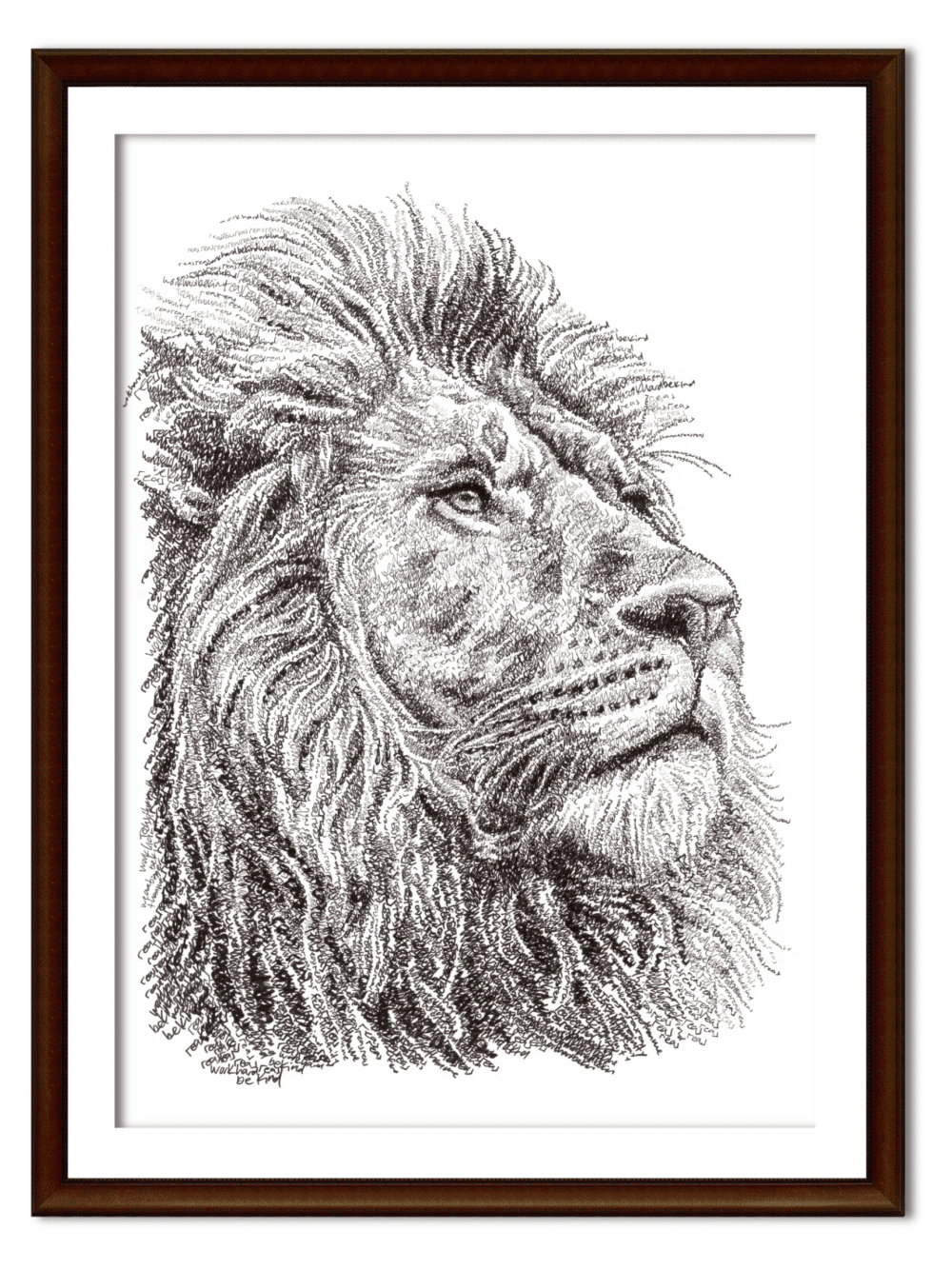 REAL Lion Print (18 x 24) - Image 3